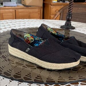 Skechers Women's Black Espadrille Shoes